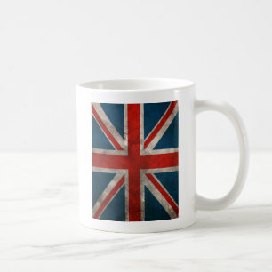 Distressed Union Jack Coffee Mug