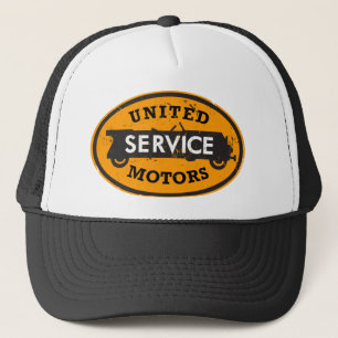 Distressed United Service Motors sign hat