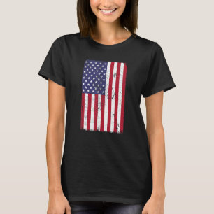 Distressed Usa Flag 4th July American Men Women Pa T-Shirt