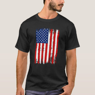 Distressed Usa Flag 4th July American Men Women Pa T-Shirt