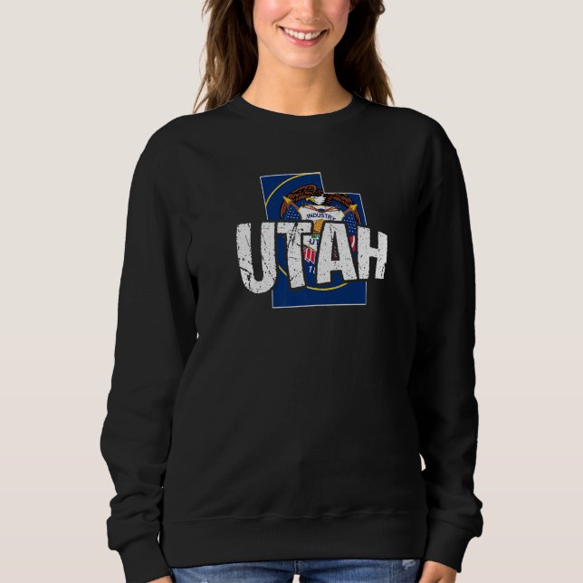 Distressed Utah Sweatshirt (Front)