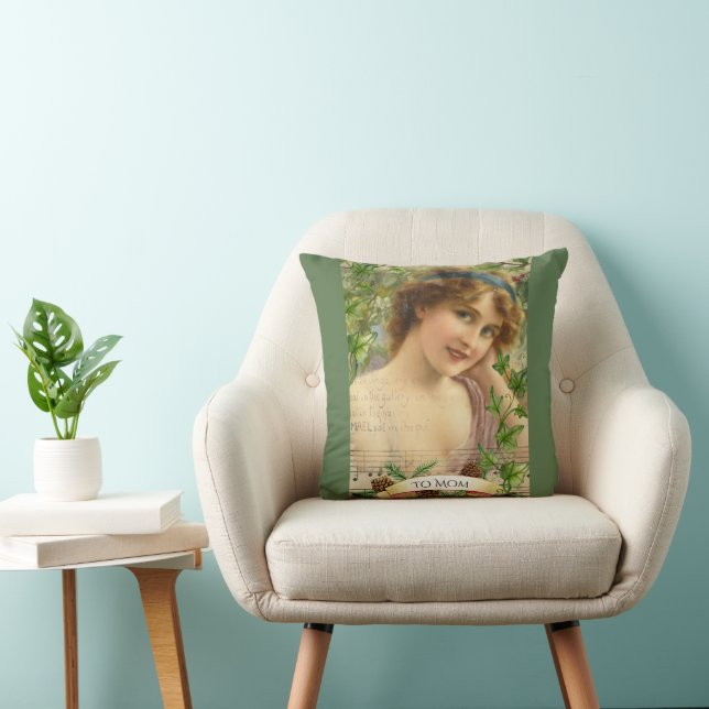Distressed Victorian Woman in the Garden Cushion (Chair)