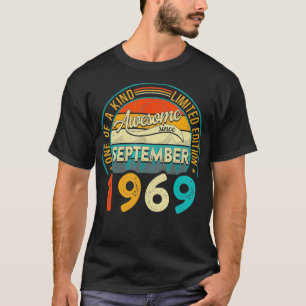 Distressed Vintage Awesome Since September 1969 51 T-Shirt