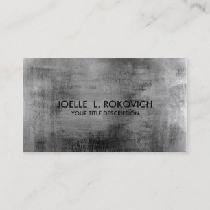 Distressed Vintage Black Grey Grungy Pastel Business Card