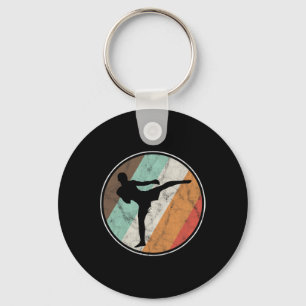 Distressed Vintage Kickboxing Muay Thai Key Ring