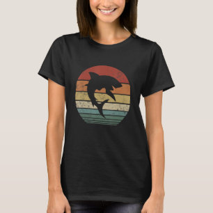 Distressed Vintage Shark Men Women Kid Animals Lov T-Shirt