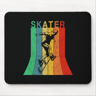 Distressed Vintage Skateboarding Apparel Skater Sk Mouse Pad