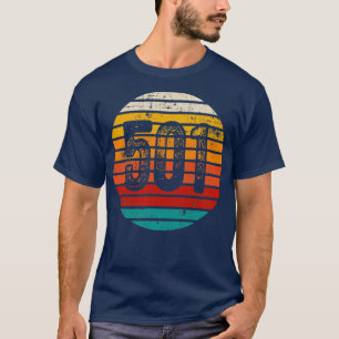 Distressed Vintage Sunset 501 Area Code T-Shirt