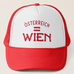 Distressed Wien Osterreich (Vienna Austria) Trucker Hat