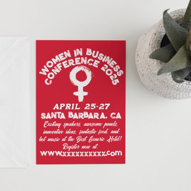 Distressed Women in Business Conference Invitation (Creator Uploaded)