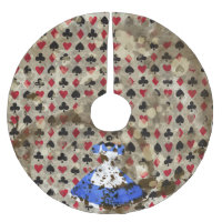 Distressed Wonderland Alice Pattern