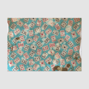 Distressed Wonderland Alice Pattern Tissue Paper