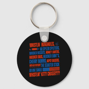 Distressed Wrestler Wrestling American Flag 4th Of Key Ring