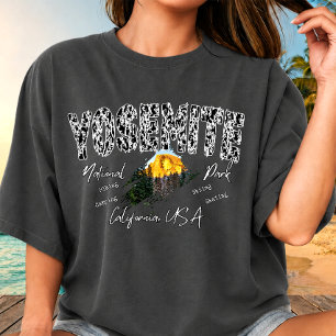 Distressed Yosemite National Park Hiking Adventure T-Shirt