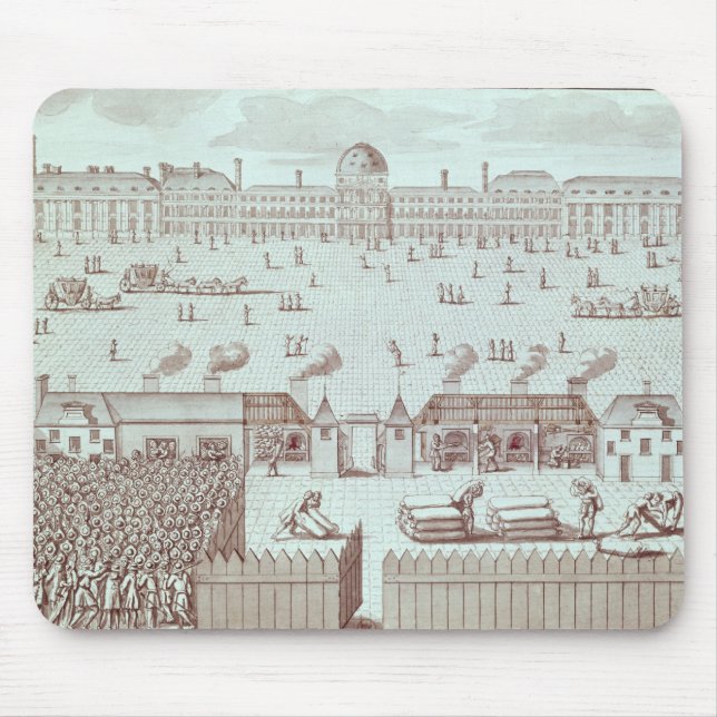 Distribution of Bread at the Tuileries Kiosk Mouse Pad (Front)