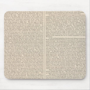 Distribution of Heat over the Globe continued Mouse Pad