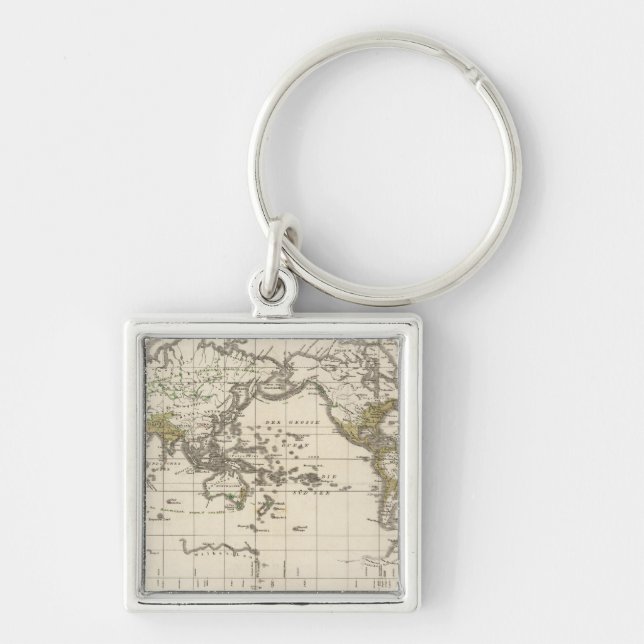 distribution of Indo Germanic people Key Ring (Front)