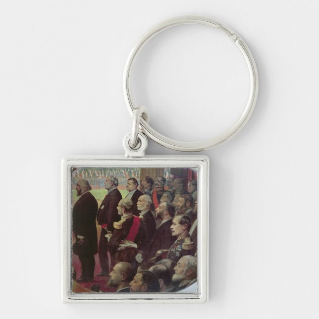 Distribution of the Flags, 14th July 1880 Key Ring (Front)