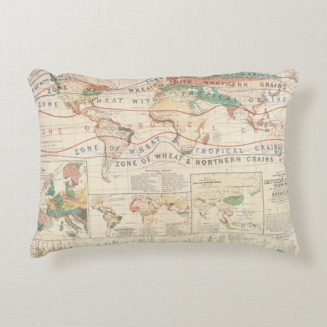 Distribution plants decorative cushion (Front)