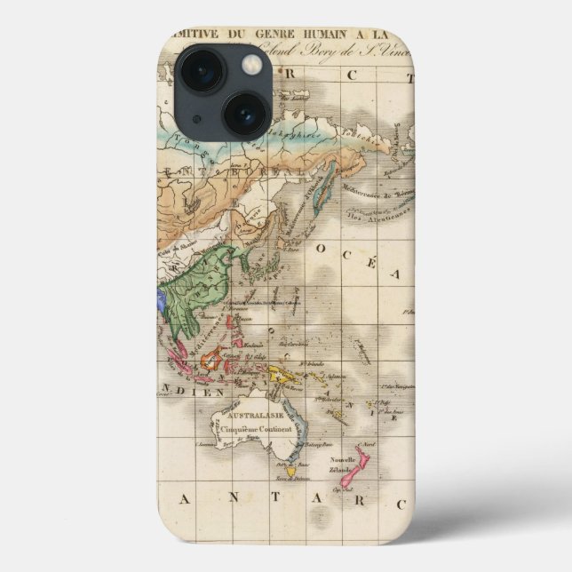 Distribution primitive du genre humain Case-Mate iPhone case (Back)