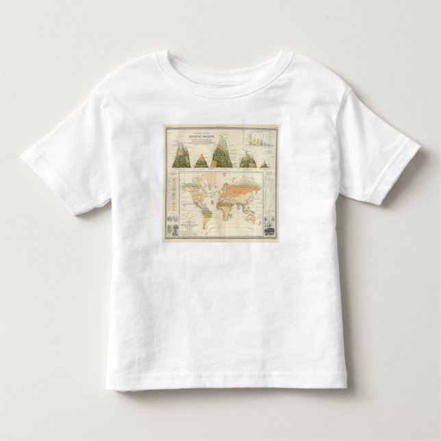 Distribution vegetation toddler T-Shirt (Front)