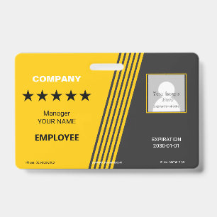 Distributor Badge ID Badge