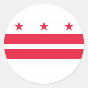 District of Columbia Classic Round Sticker