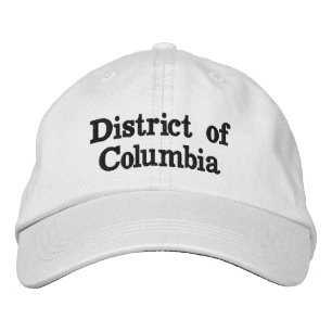 District of Columbia Embroidered Hat