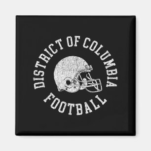 District Of Columbia Football Throwback Football H Magnet