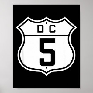 District Of Columbia Highway 5 Sign Dc-5 State Hwy