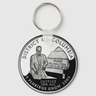 District of Columbia Quarter Key Ring