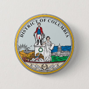 District of Columbia seal 6 Cm Round Badge