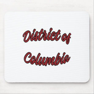 District Of Columbia Sticker Mouse Pad