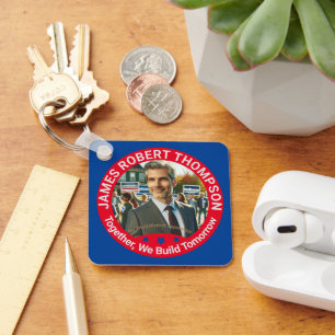 District Supervisor Election Campaign Photo Key Ring