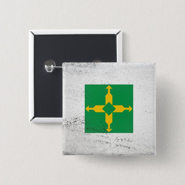Distrito Federal 15 Cm Square Badge (Front & Back)