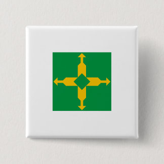Distrito Federal, Brazil 15 Cm Square Badge