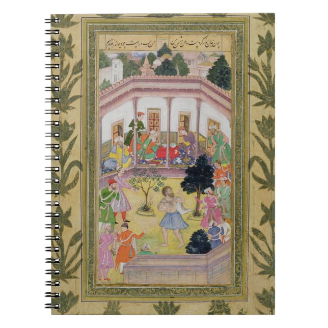 Disturbance by a madman at a social gathering, fro notebook (Front)