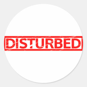 Disturbed Stamp Classic Round Sticker