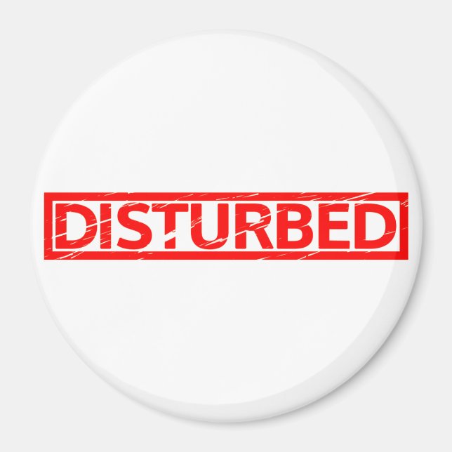 Disturbed Stamp Magnet (Front)