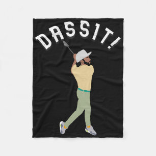 Dit! Funny Golfing Manolo Funny Golf Gift For Golf Fleece Blanket