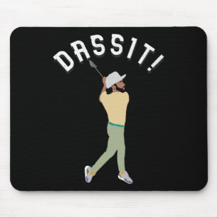 Dit! Funny Golfing Manolo Funny Golf Gift For Golf Mouse Pad