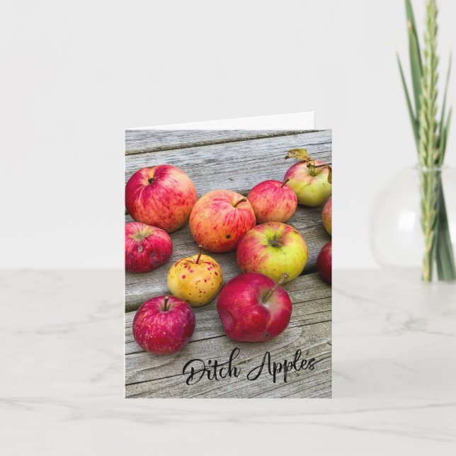 Ditch Apples Card (Front)