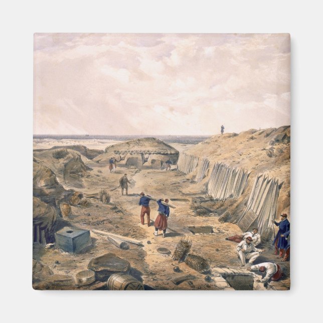 Ditch of the Bastion du Mat, plate from 'The Seat Magnet (Front)