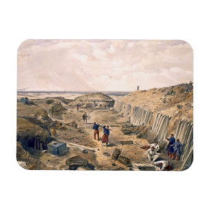 Ditch of the Bastion du Mat, plate from 'The Seat Magnet