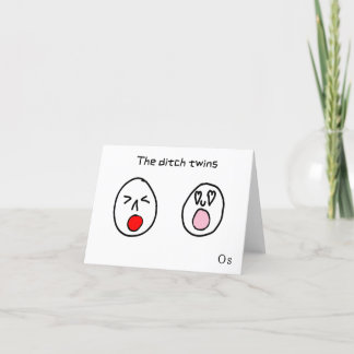 Ditch twins card