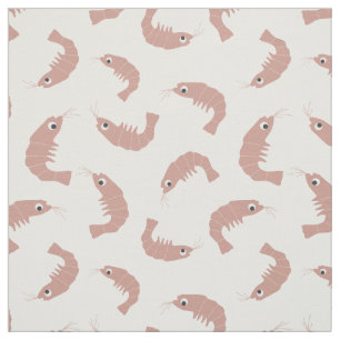 Ditsy cute shrimps   fabric