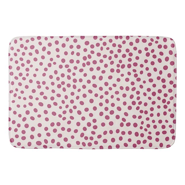 Ditsy Dots Bath Mat (Front)