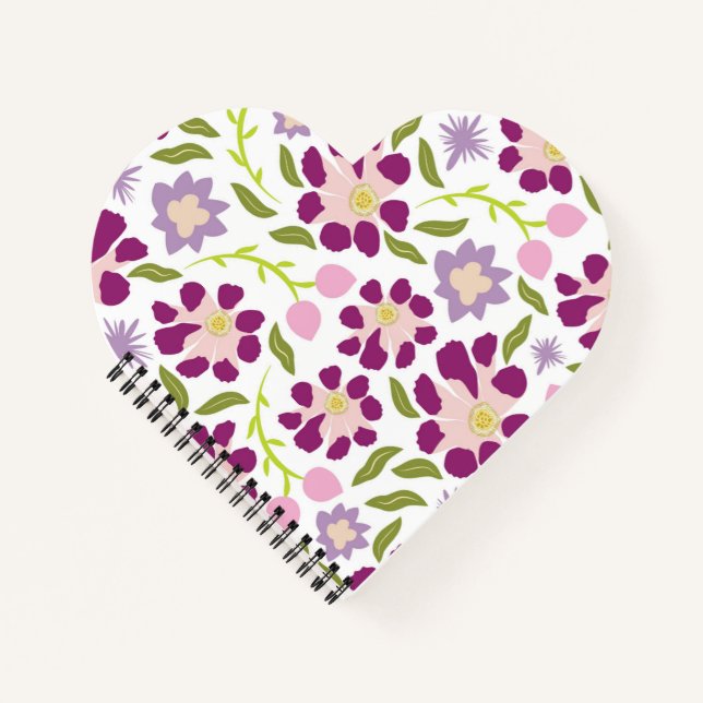 Ditsy floral  notebook (Front)