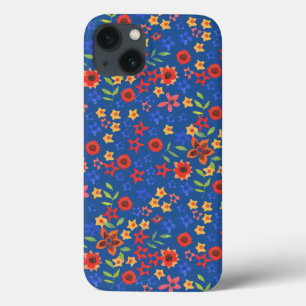 Ditsy Floral on Blue Samsung Galaxy Note 4 Case