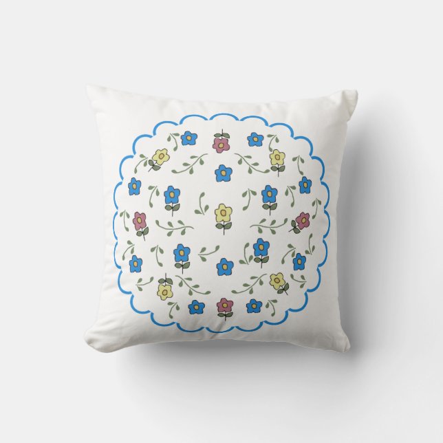 Ditsy Floral Pillow (Front)